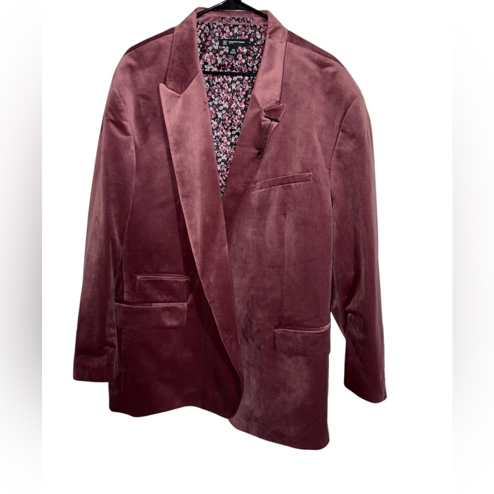 Mauve Velvet Blazer